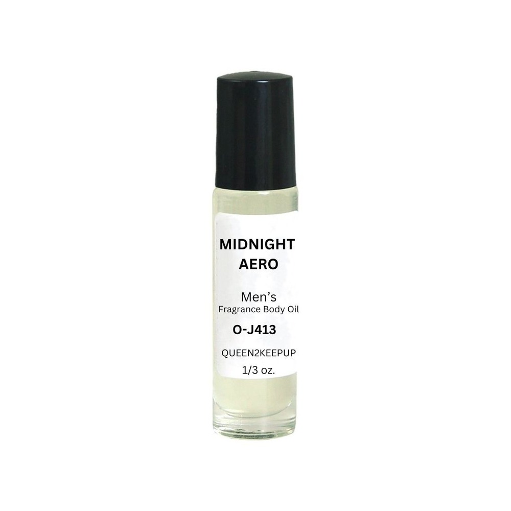 Midnight Aero Fresh Aromatic Citrus Men's Fragrance Oil Roll-On Scent